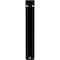 Ekena Millwork Legacy Wrought Iron Bracket, (Single center brace), Powder Coated Black 1 1/2"W x 5 1/2"D x 8"H BKTM01X05X08SLE - alternate 6